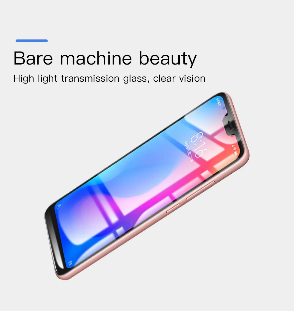 Pocophone F1 закаленное стекло для Xiaomi Mi A2 Lite Redmi Note 7 Pro 4x A1 5 6 Plus защита экрана полное