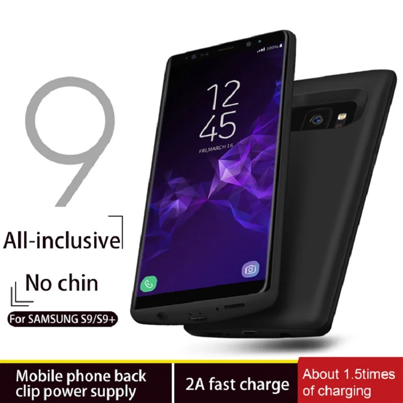 Vvking 6000 мА ч/5000 мА/ч Батарея Зарядное устройство чехол для samsung Galaxy S9 плюс Мощность