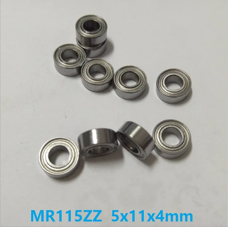 50 шт/100 шт/500 шт MR115ZZ MR115 ZZ MR115Z 5x11x4 мм миниатюрный глубокий шаровой подшипник 5*11*4 |
