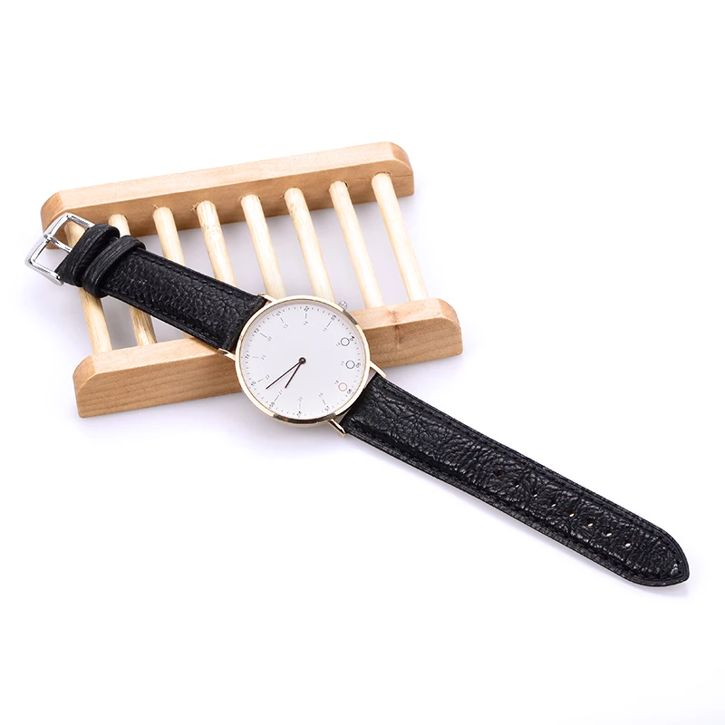 

Classical Pattern Imported Italy Vegetable Tanned Leather Watch Strap Watch Band Brown/Black/Light Brown 18/20/