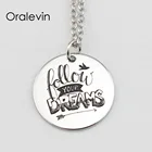 Следите за своими мечтами ожерелье с подвесками Подарочные ювелирные изделия 10 шт.лот # LN541