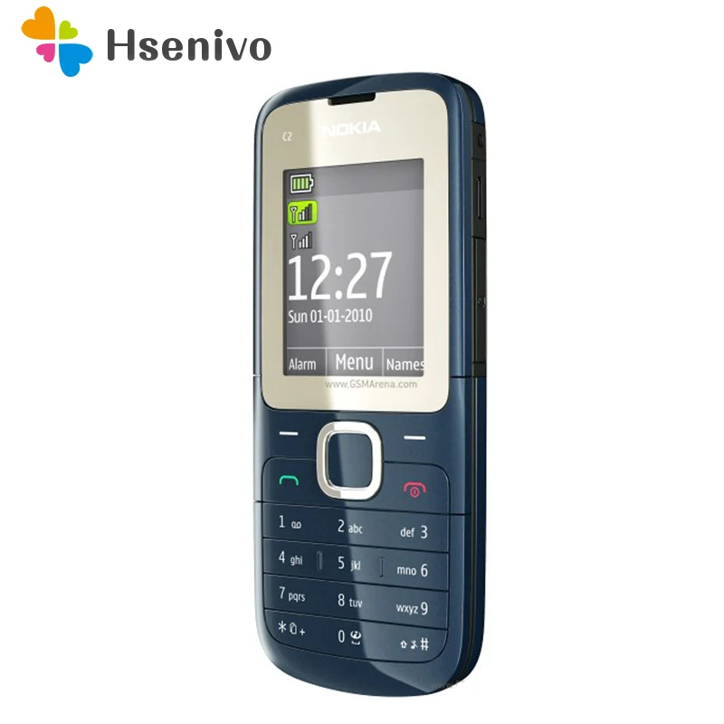 Nokia c2-00 отремонтированы оригинальный C2-00 перепрошитый мобильный телефон в черном