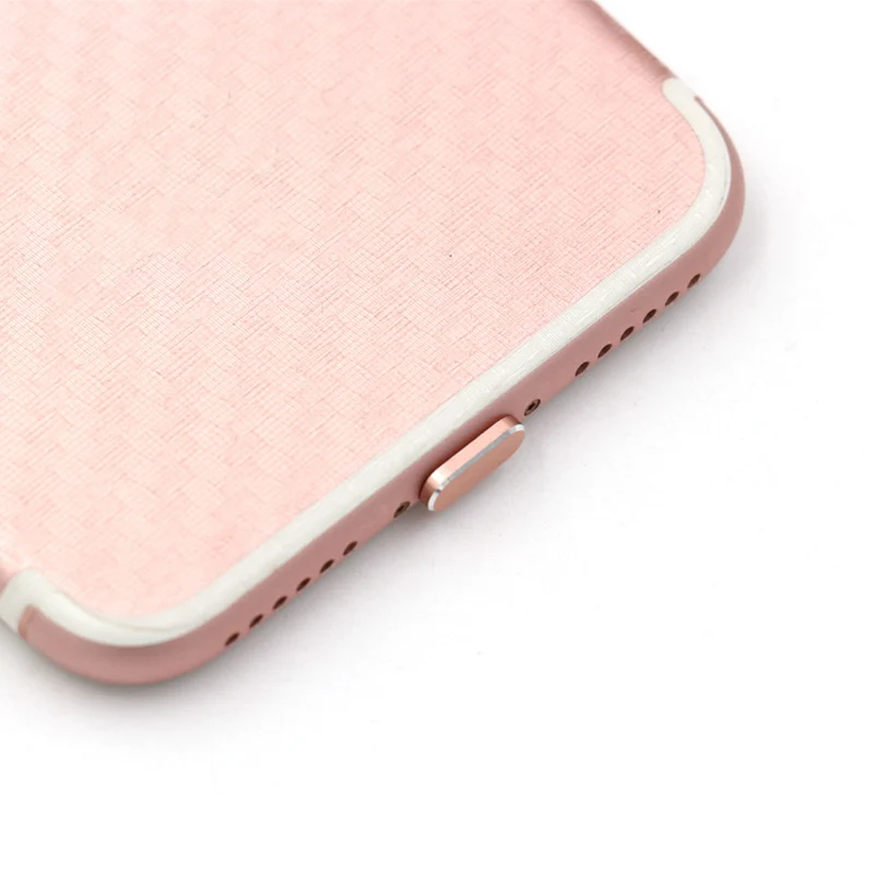 Металлическая Пылезащитная заглушка для зарядного устройства 5 шт. iPhone XR XS Max X 8 8P 7