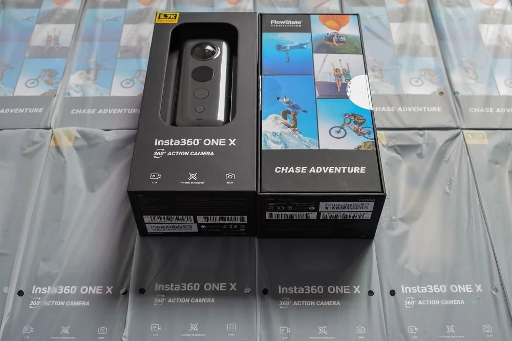 Insta360 ONE X Экшн-камера VR Insta 360 панорамная камера 5,7 K видео 18MP фото с зарядным устройством для аккумулятора селфи Stic