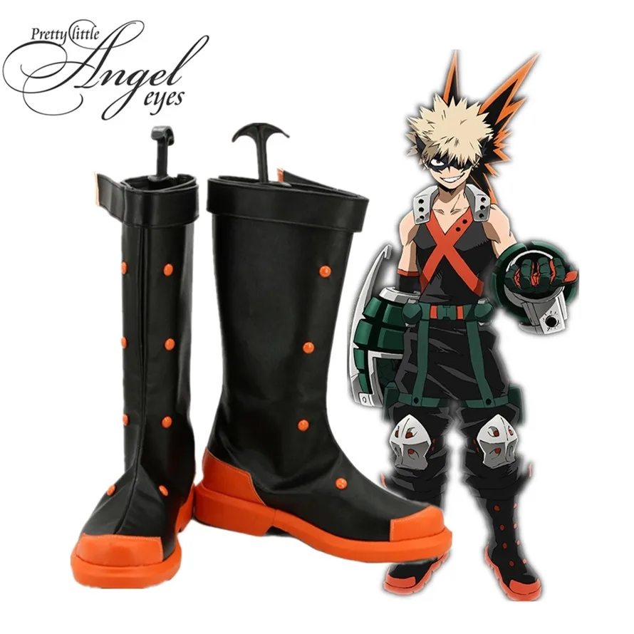 

Anime My Hero Academia Bakugou Katsuki Cosplay Party Shoes Custom Made
