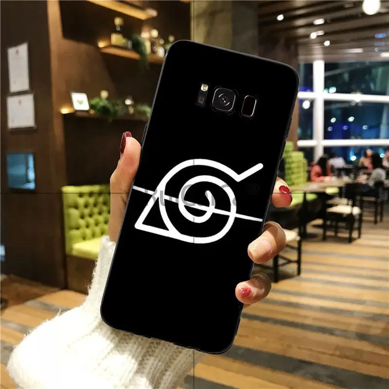 Ruicaica логотип Akatsuki Наруто окрашенный чехол стильный мягкий для телефона GALAXY s5 s6 edge