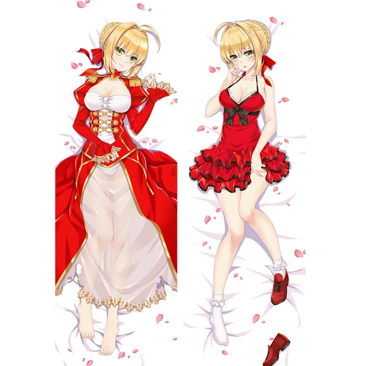 Fate/дополнительная подушка для тела аниме waifu чехол для подушки Nero 180x60 см