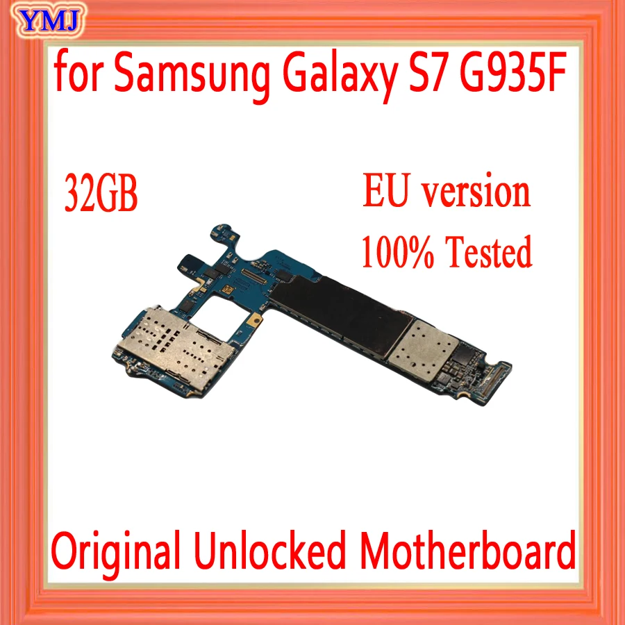 Материнская плата для Samsung Galaxy S7 edge G935F оригинальная разблокированная