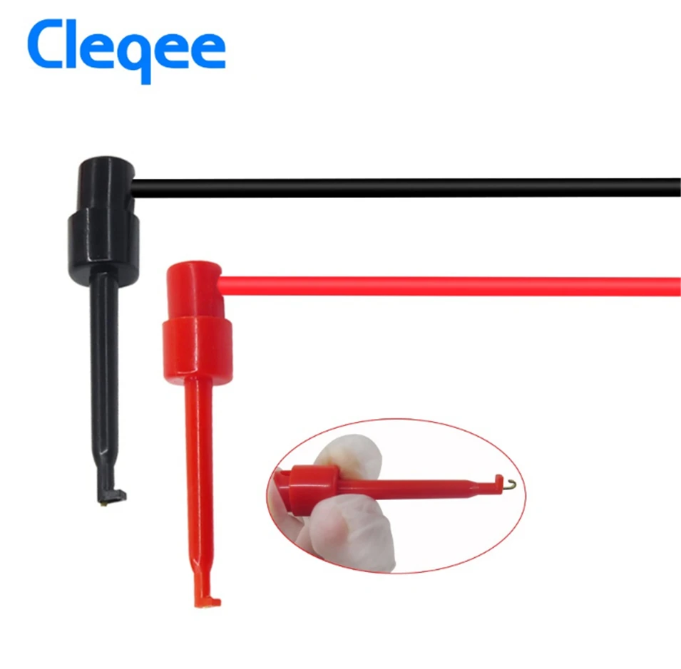 Cleqee P1007 BNC штепсельная вилка Q9 к двойному крюку зажим тестовые щупы кабеля 120