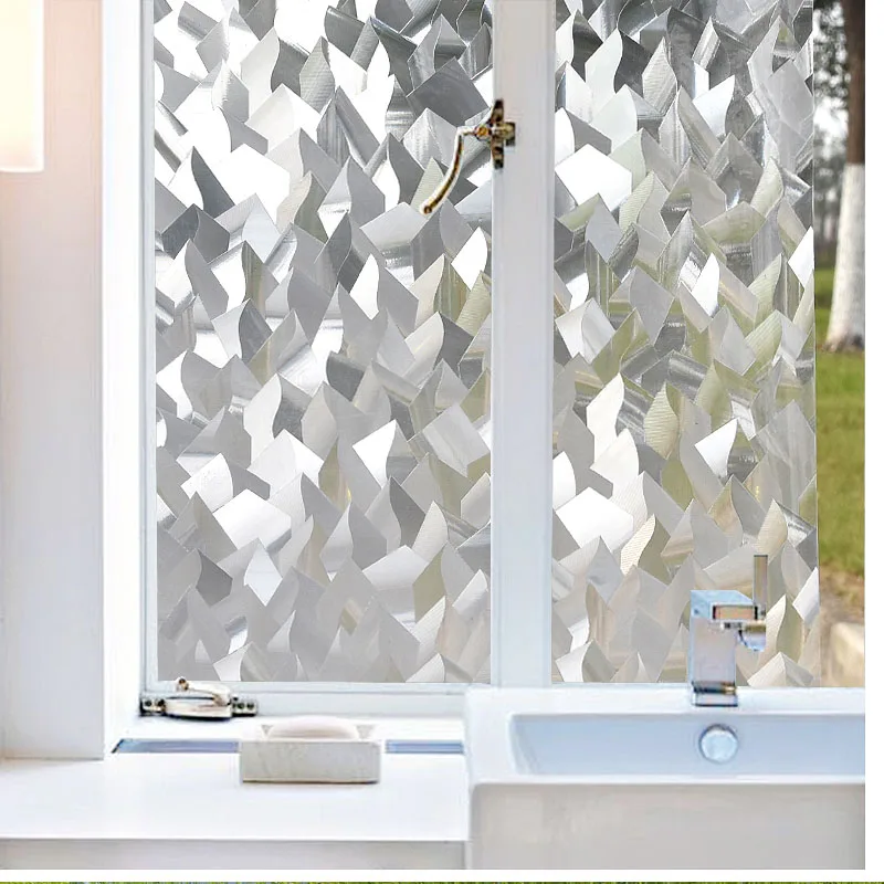 45*200 см ледяной кристалл узор солнцезащитный крем полупрозрачные непрозрачные