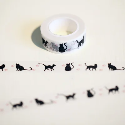 1 шт. Diy конфеты горячий цветок лента украшения рулон Diy Васи декоративная клейкая бумага маскирующая лента самоклеящаяся лента скрапбук лента