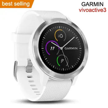 

Фитнес-трекер Garmin vivoactive 3, GPS, пульсометр, трекер сна, водонепроницаемые спортивные часы