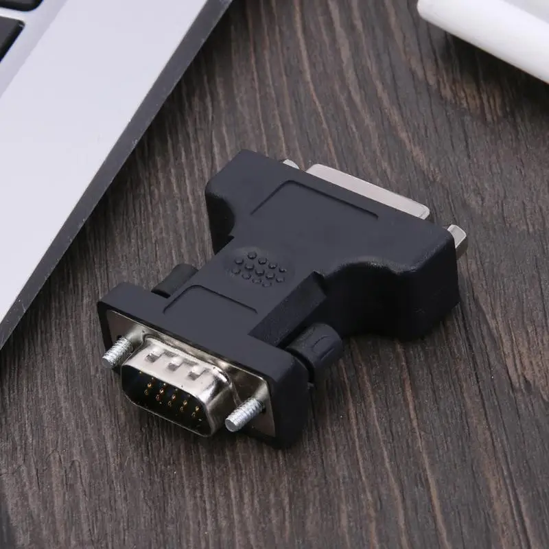Alloyseed 24+ 5Pin DVI Женский до 15Pin VGA Мужской кабель удлинитель адаптер разъем для подключения HDTV CRT монитор проектор