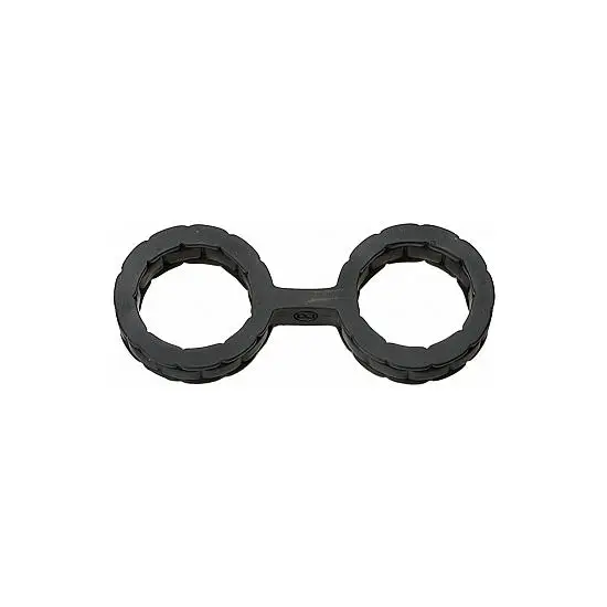DOC Джонсон японский бондаж наручники силиконовые маленькие черные БДСМ Пары