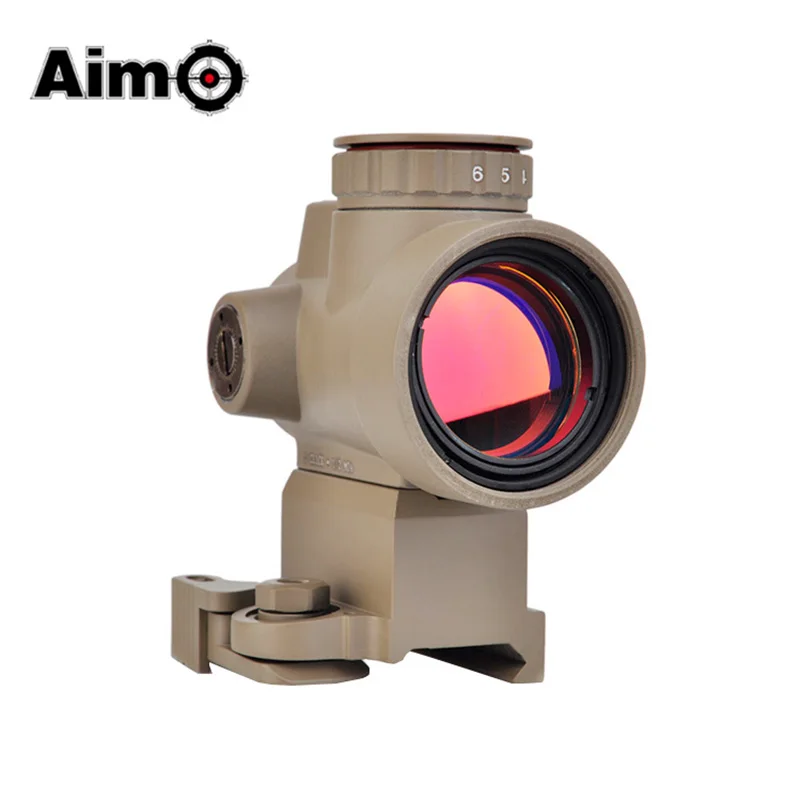 Aim O Airsoft Dot Sight Scope MRO Red с QD подставка крепление и низким креплением AO5087|Оптические