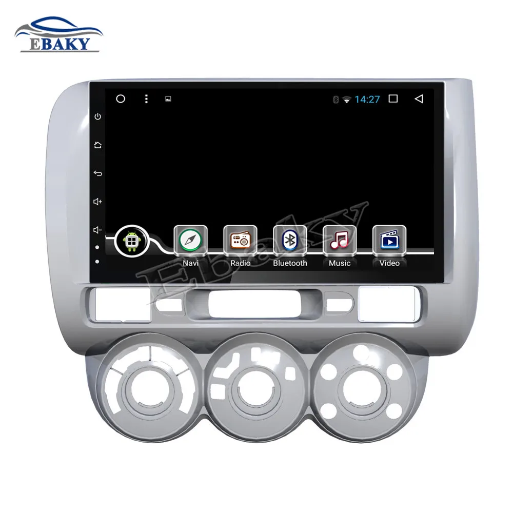 NaviTopia 9 дюймов 1 ГБ/2 ГБ 4 ядра/Octa core Android 7 1/8 Автомобильный DVD Радио для honda CITY 2005 2006 2007