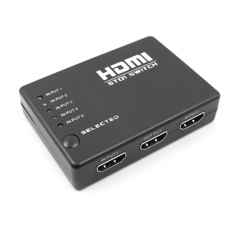 5 портов 4K* 2K 1080P Переключатель HDMI Переключатель Селектор 3x1 разветвитель коробка Ultra HD для Xbox PS3 PS4 мультимедиа горячая распродажа
