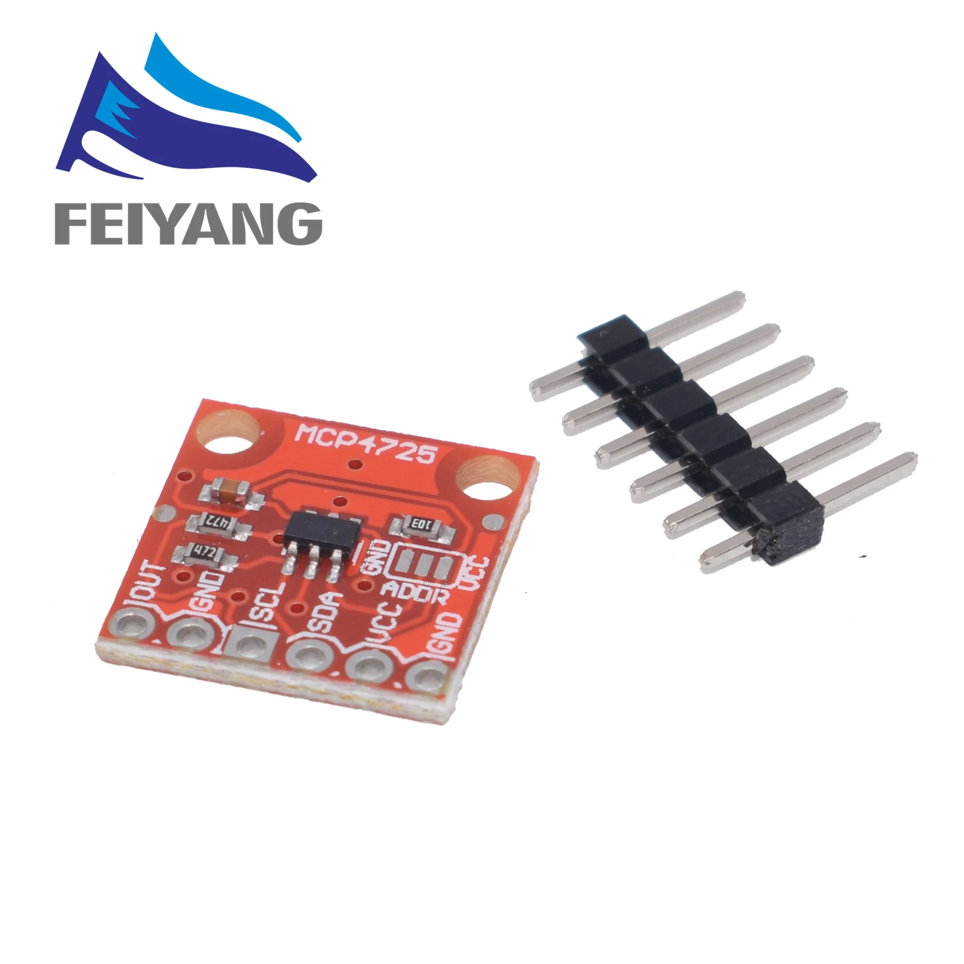 1 шт. MCP4725 I2C DAC плата разработки модуля прерывания|board board|board moduleboard development |