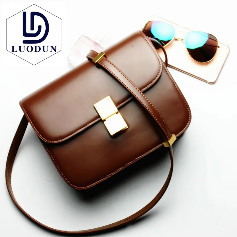 LUODUN 2018 Новая мода Личность Сумка женская новые кожаные сумки тофу мешок Малый