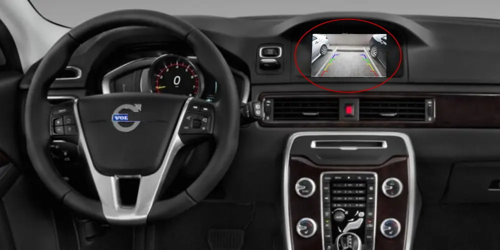 Liandlee для Volvo V70 XC70 2007~ 2013 дисплей/Автомобильная камера заднего вида реверсивная парковочная камера
