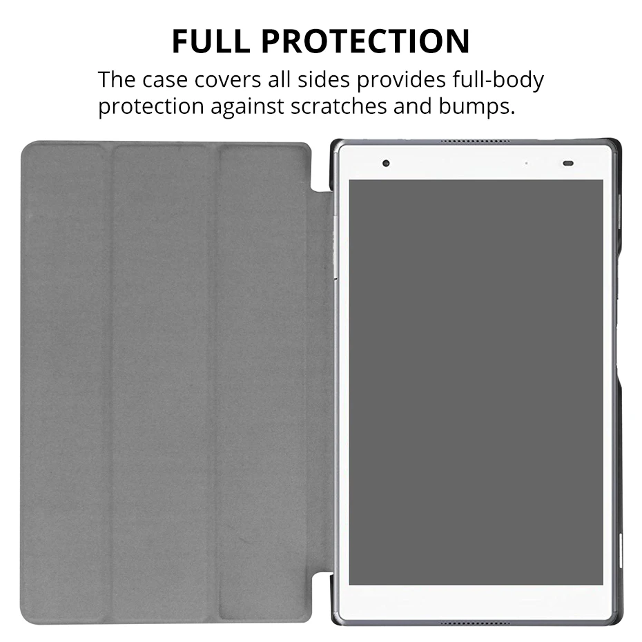 Чехол для lenovo Tab 4, 8, TB-8504F, TB-8504N, тонкий складной флип-чехол, подставка из искусственной кожи чехол для lenovo Tab 4, 8, 8504, чехол для планшета