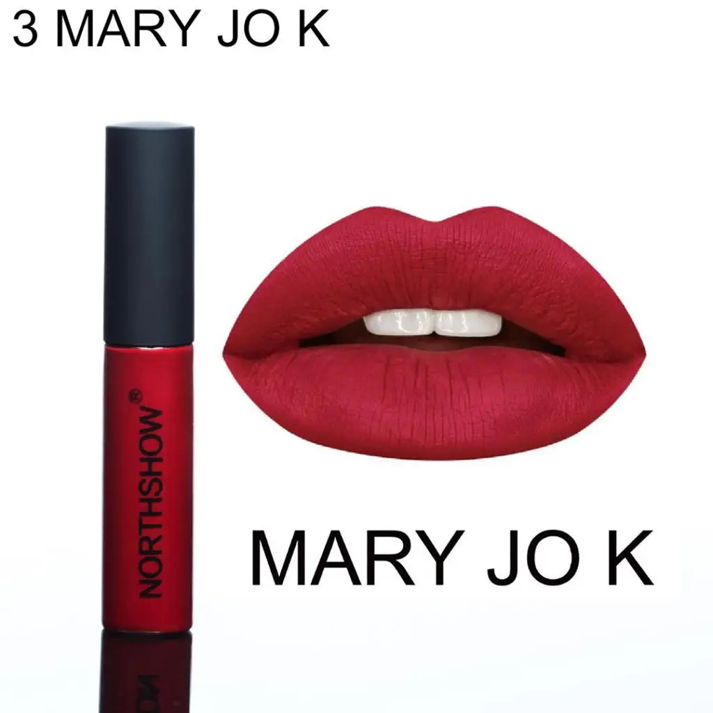 Matte 03 12 видов цветов матовый блеск для губ жидкая губная помада стойкий макияж увлажняющий блеск для губ Batom Make Up водостойкий пигмент для губ - Цвет: Matte 03