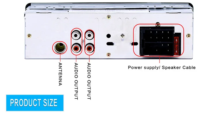 Bluetooth автомобильный Автомобильный MP3 плеер стерео аудио с fm радио AUX TF карта U диск