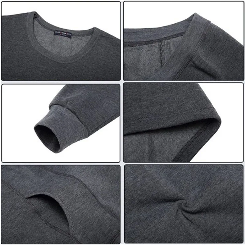 2016 зимние мужские комплекты термобелья высокое качество теплые кальсоны плотное