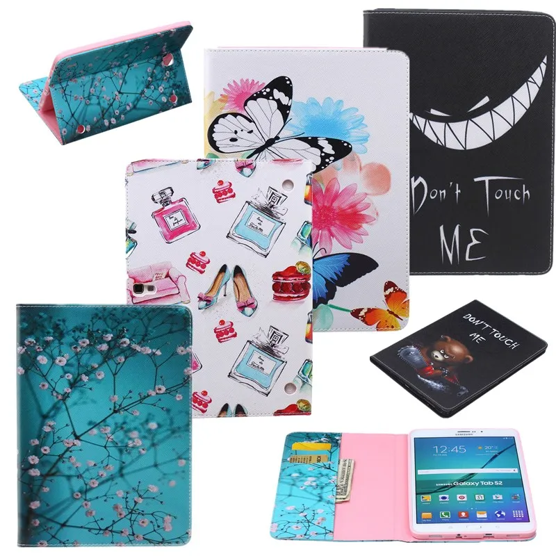 Модный чехол кошелек из искусственной кожи с изображением дерева цветов бабочек