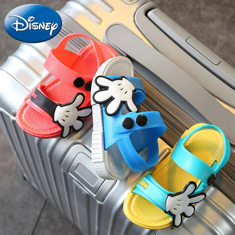 Disney Kids/сандалии с рисунком Микки Мауса летняя обувь для мальчиков и девочек