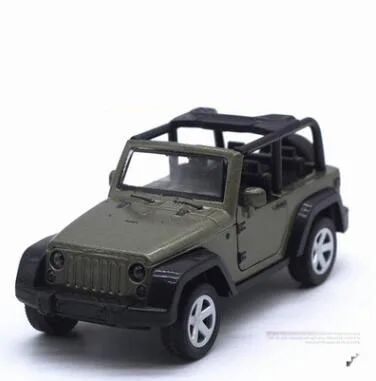 green Jeep Wrangler 1:32 металлический литой автомобиль классический уличный джип Модель Коллекция игрушек для детей Подарки легированные модели автомобилей - Цвет: green