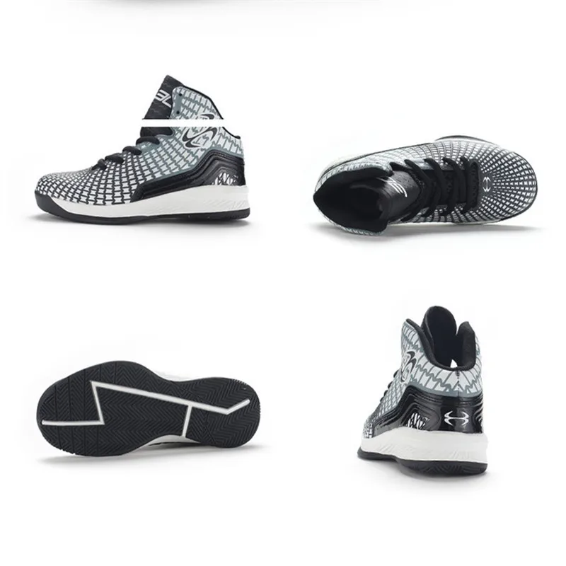 Детские кроссовки Баскетбольная обувь амортизирующая дышащая Спортивная для