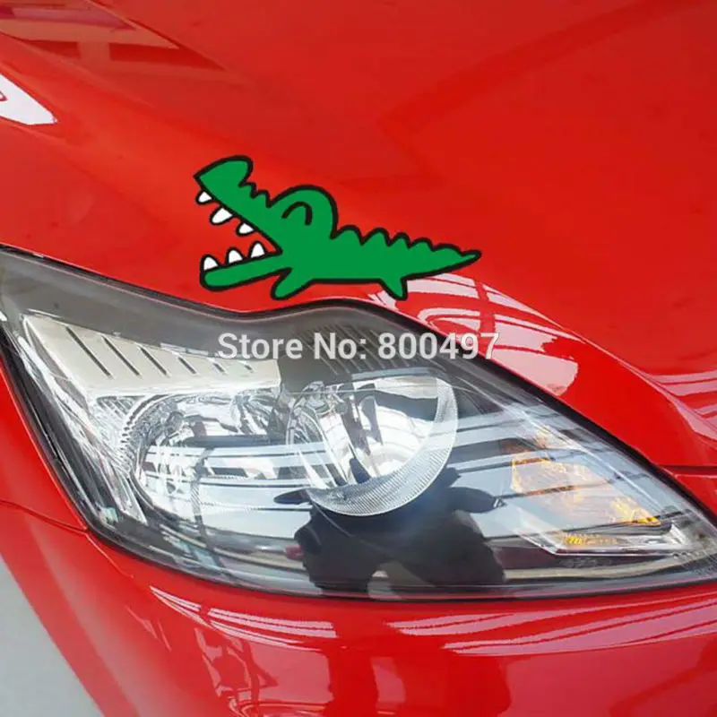 Красивые наклейки для автомобиля с рисунком крокодила Ford Chevrolet Volkswagen Honda Hyundai Kia