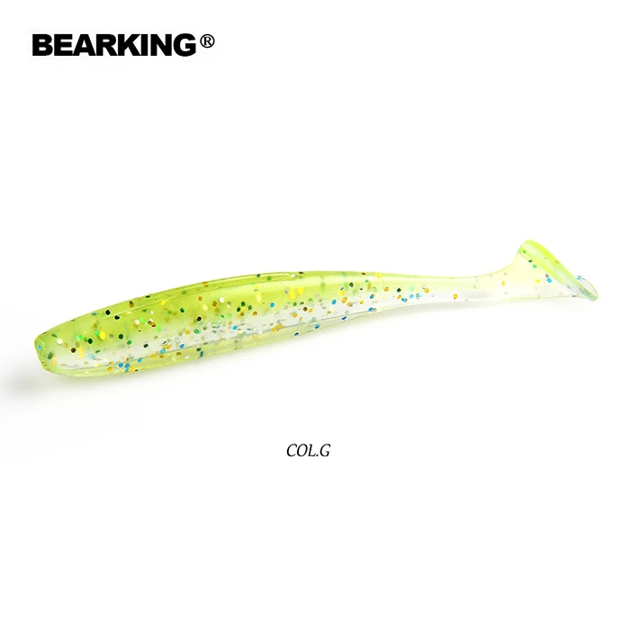 COL.G BEARKING Shiner 5 см 7,5 см 10 см воблеры для Горячие мягкие приманки для рыбалки, силиконовые искусственные двухцветные приманки - Цвет: COL.G