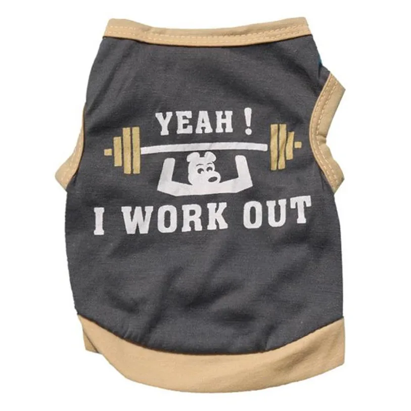 XS-L собака жилет на каждый день с принтом в виде букв из джерси Сезон осень-зима