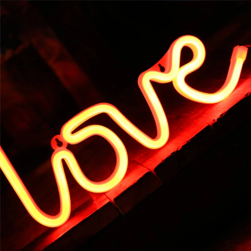 warm white LOVE Креативные домашние декоративные фигурки, украшения, светодиодный светильник, любовные буквы, для гостиной, спальни, свадебные украшения, домашний декор для стен - Цвет: warm white LOVE