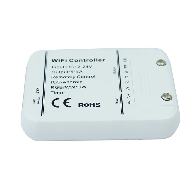 Wifi светодиодный RGB/RGBW контроллер IOS/Android RGBW/WW/CW DC7.5-24V смартфон управление музыкой и таймером