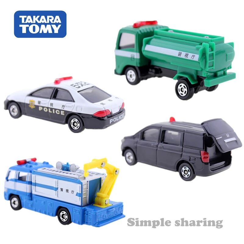 Набор моделей полицейских грузовиков Takara Tomy TOMICA литые миниатюрные автомобили