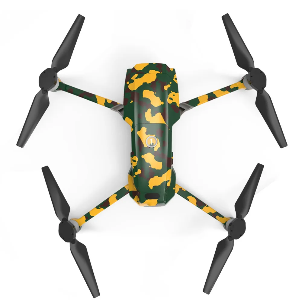 1 комплект камуфляжная Наклейка для DJI Mavic 2 Pro& Zoom Drone кожный чехол Защитная Водонепроницаемая наклейка s части