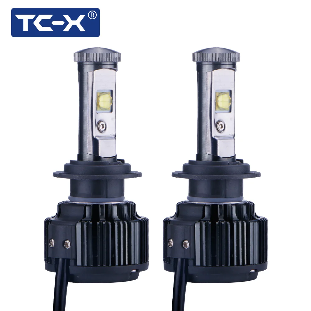 TC-X H7 LED 6000K EMC Car Light Conversion Kit Play and Plug H11 9006/HB4 880/H27 9005/HB3 H4 Hi/Lo 12V Led Headlight Bulbs | Автомобили и