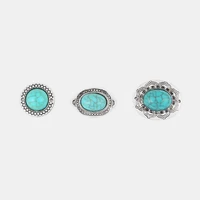 10pcs blue turquoise geometric beads connector charms pendants for bracelet necklace jewelry making findings handmade accessorie