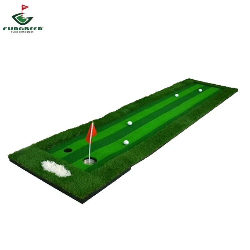 Гольф положить зеленый крытый и открытый жилой мат задний двор Портативный