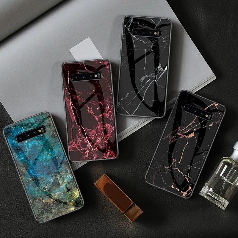 Стеклянный чехол для Samsung Galaxy a50 a70 a40 s10 s10e s8 s9 plus s7 s6 edge note 9 a20 a30|Бамперы| |