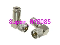 uhf male pl259 pl 259 clamp rg58 rg142 rg400 lmr195 cable right angle rf coaxial connector