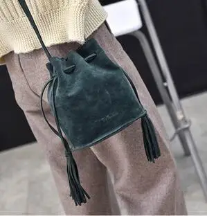 Женская наплечная сумка с кисточками осень зима|women shoulder bag|shoulder bagsbag women |