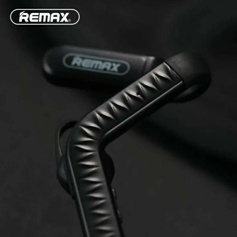 Bluetooth наушники Remax беспроводная гарнитура стерео с ушным крючком деловые для