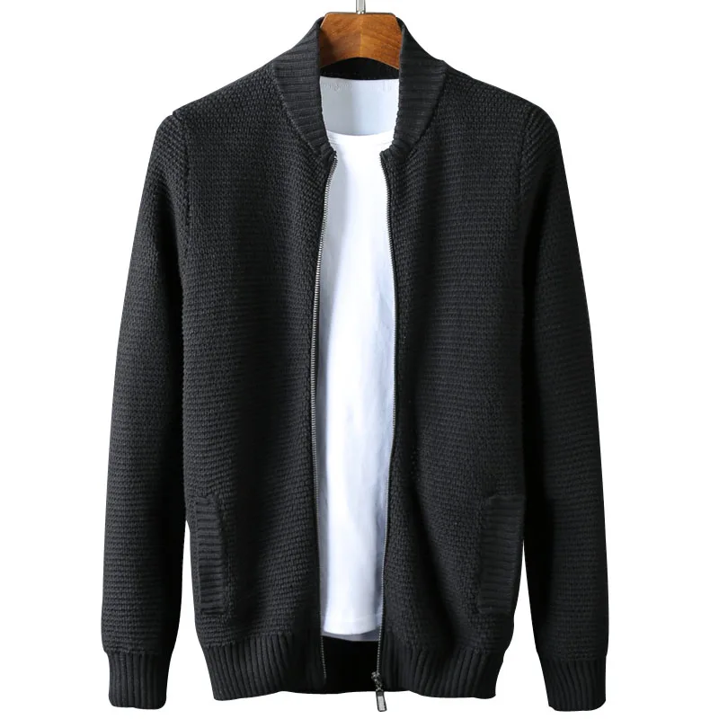 Мужской Повседневный Кардиган с воротником стойкой размеры m 5xl6xl|autumn men|mens casual