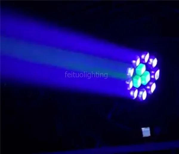 Led Moving Head Wash 12x40w Rgbw 4in1 Dyeing Strobe Dmx Beam Disco Stage DJ Light новинка 2019|Эффект освещения сцены| |