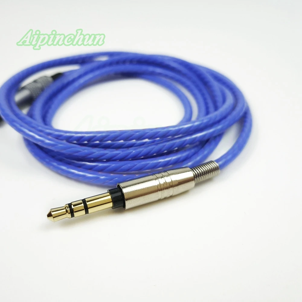 Синий Сменный кабель для наушников для Sennheiser импульса 1,0 2,0 Наушники-вкладыши гарнитура
