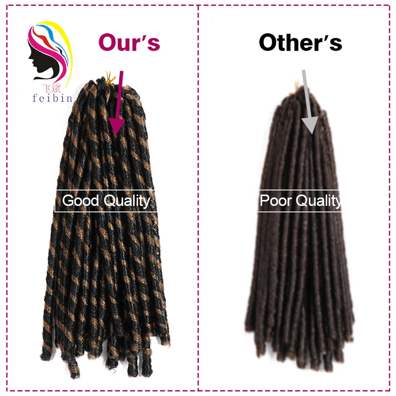 14 &quotискусственного Locs Косу Волосы Синтетические Крючком Сенегальский Twist